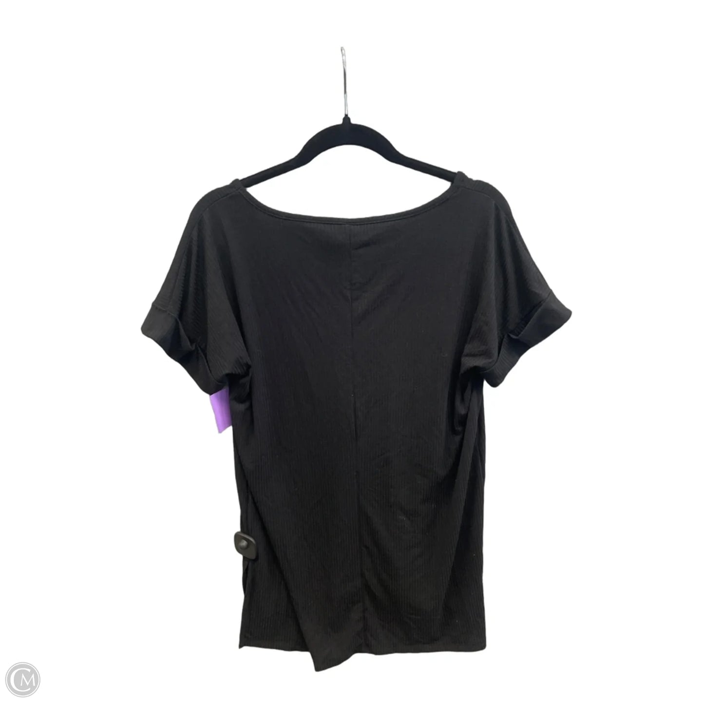Tunic Short Sleeve By Zenana In Black, Size: S