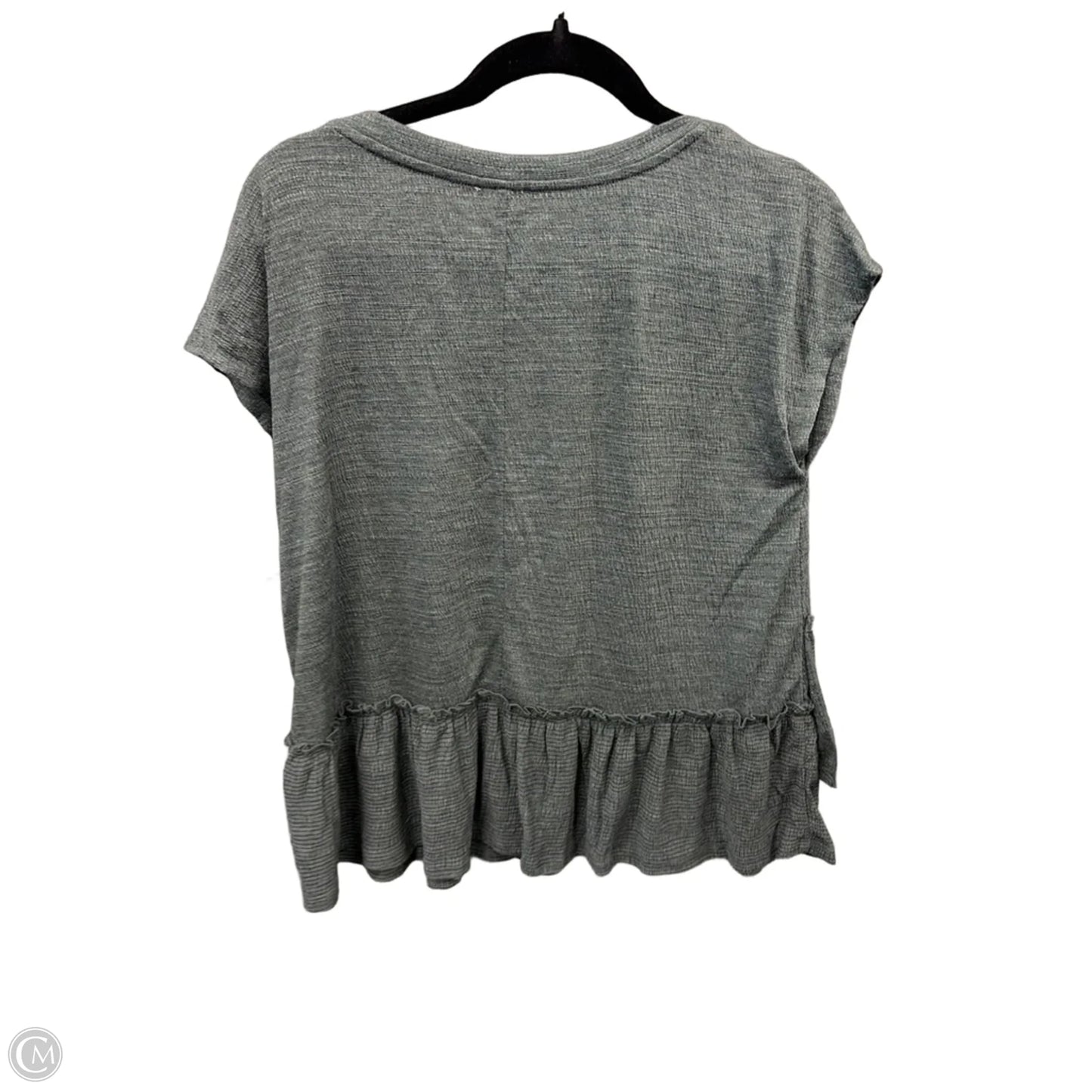 Top Short Sleeve By Hem & Thread In Green, Size: S