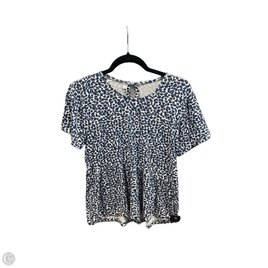 Top Short Sleeve By Clothes Mentor In Blue, Size: S