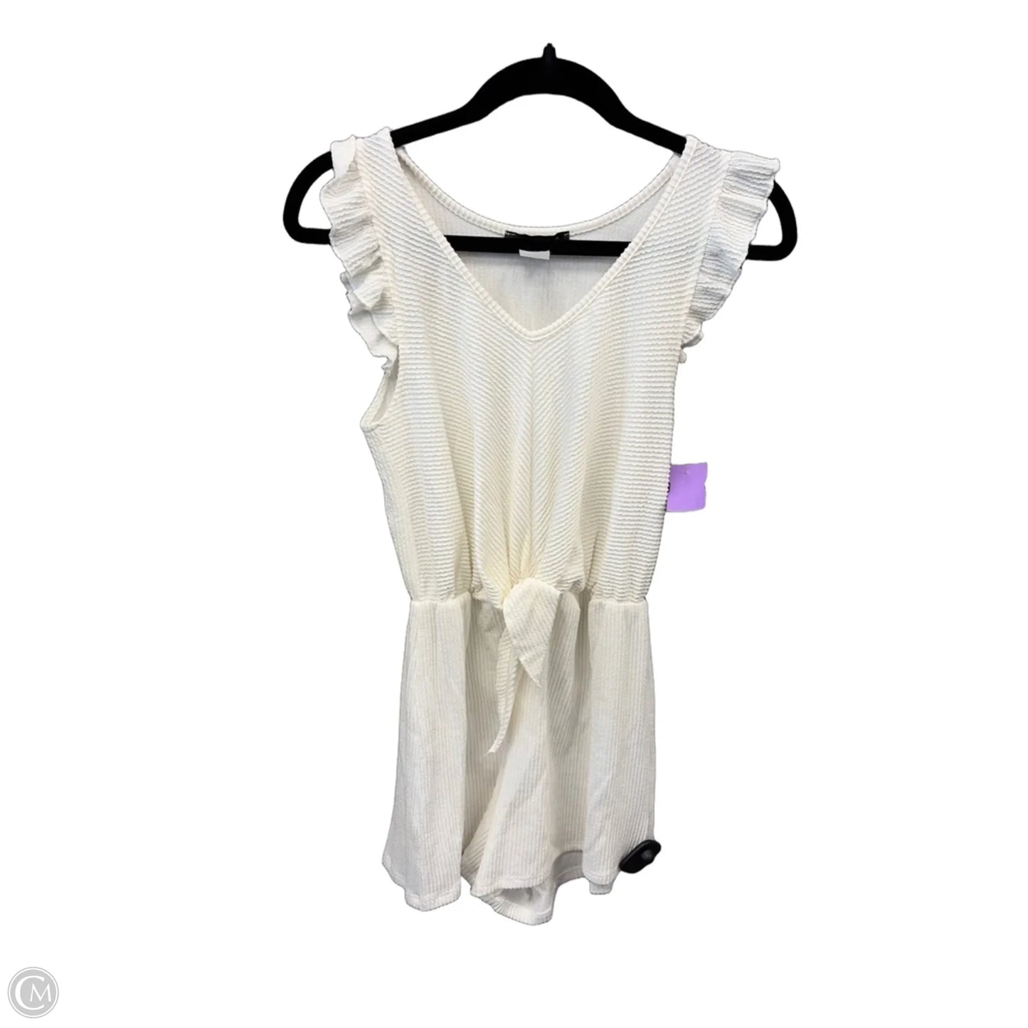 Romper By Caution To The Wind In White, Size: M