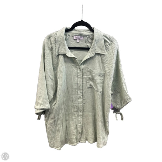 Tunic 3/4 Sleeve By Hayden La In Green, Size: S
