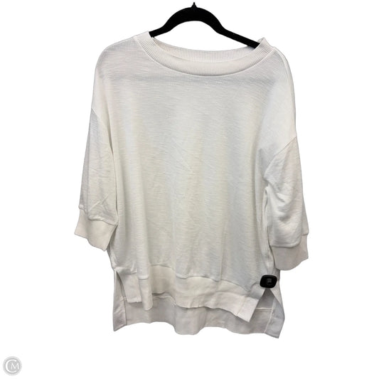 Tunic 3/4 Sleeve By Polagram In White, Size: S