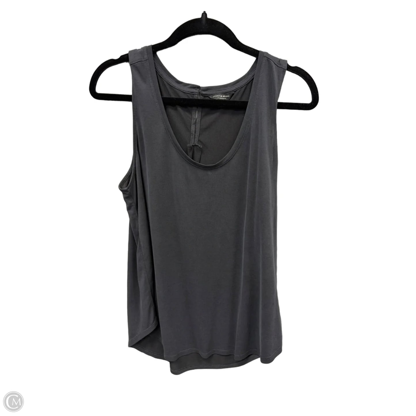 Tunic Sleeveless By Lucky Brand In Grey, Size: L