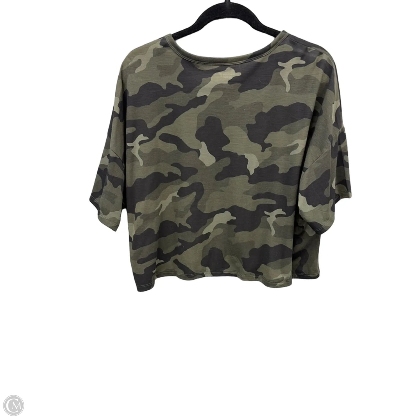 Athletic Top Short Sleeve By Old Navy In Camouflage Print, Size: L