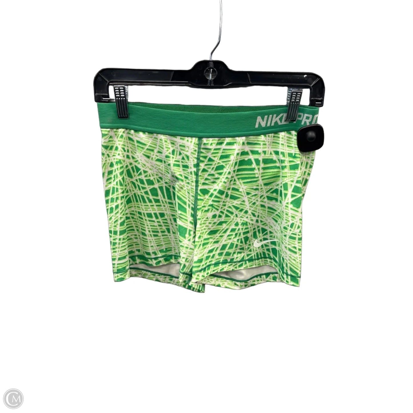 Athletic Shorts By Nike Apparel In Green, Size: L