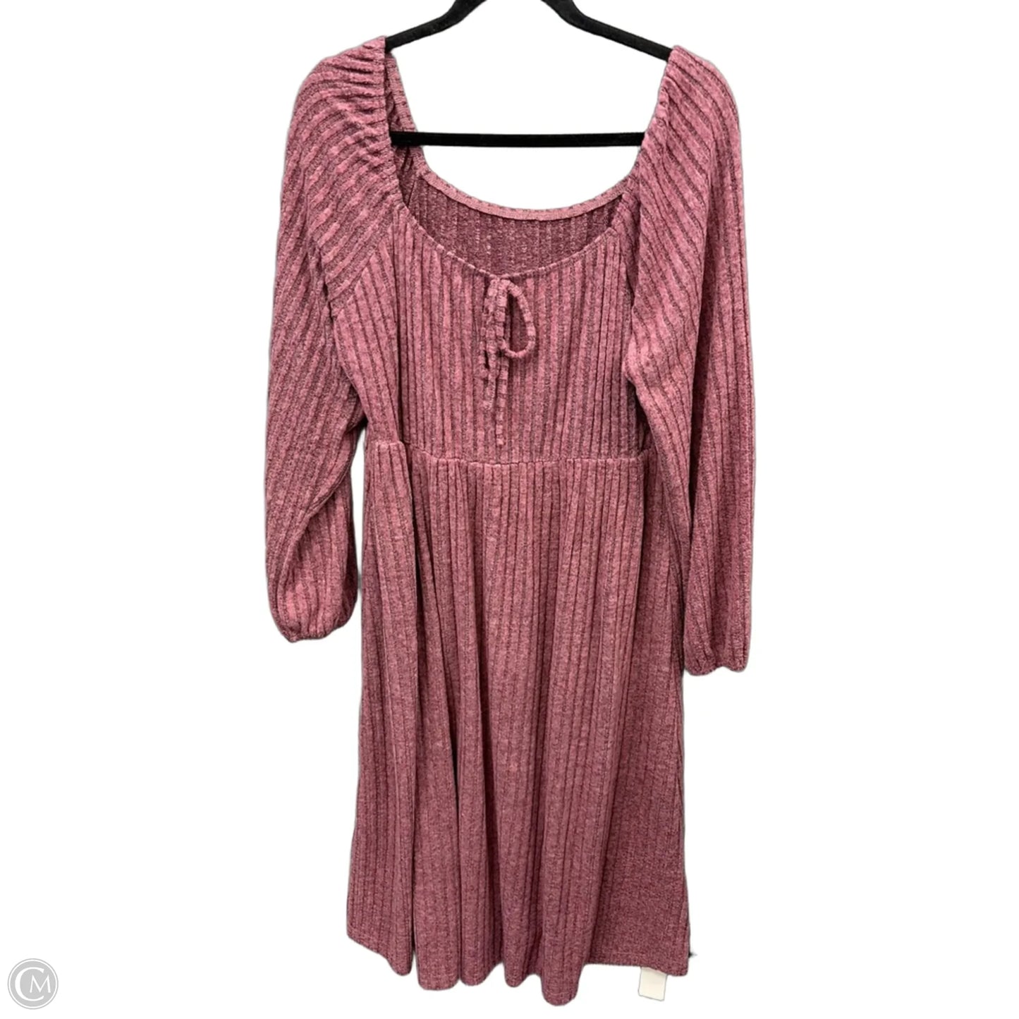 Dress Sweater By Clothes Mentor In Purple, Size: 2x