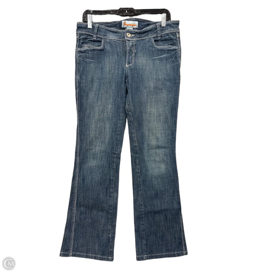 Jeans Flared By Clothes Mentor In Blue Denim, Size: 10