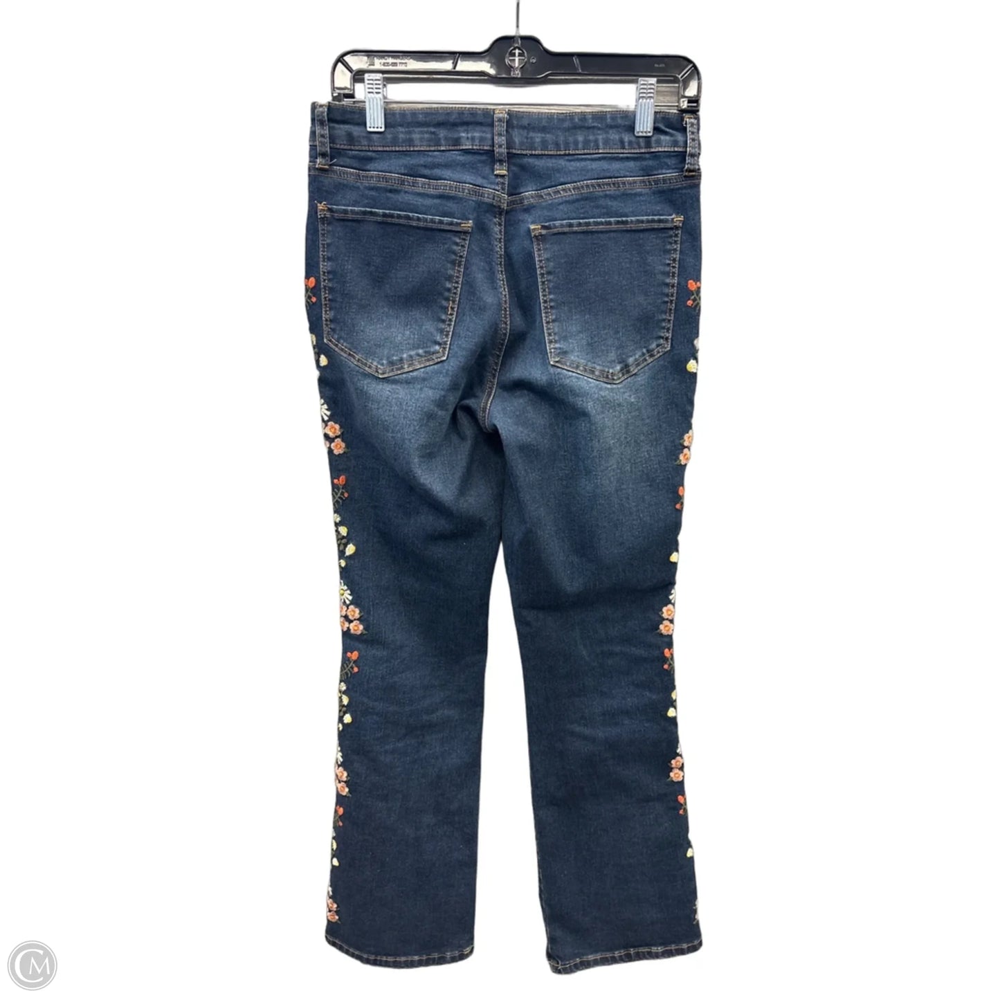 Jeans Flared By Clothes Mentor In Blue Denim, Size: 8
