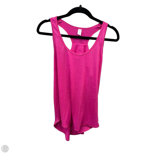 Athletic Tank Top By Bally In Pink, Size: M