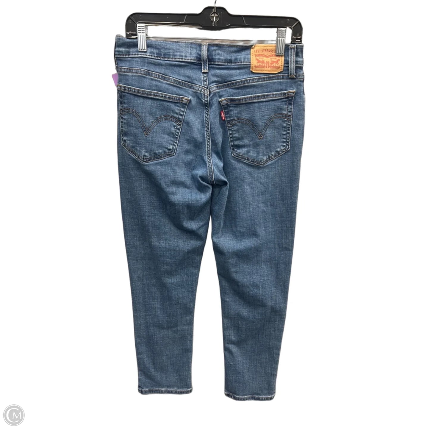 Jeans Boyfriend By Levis In Blue Denim, Size: 4