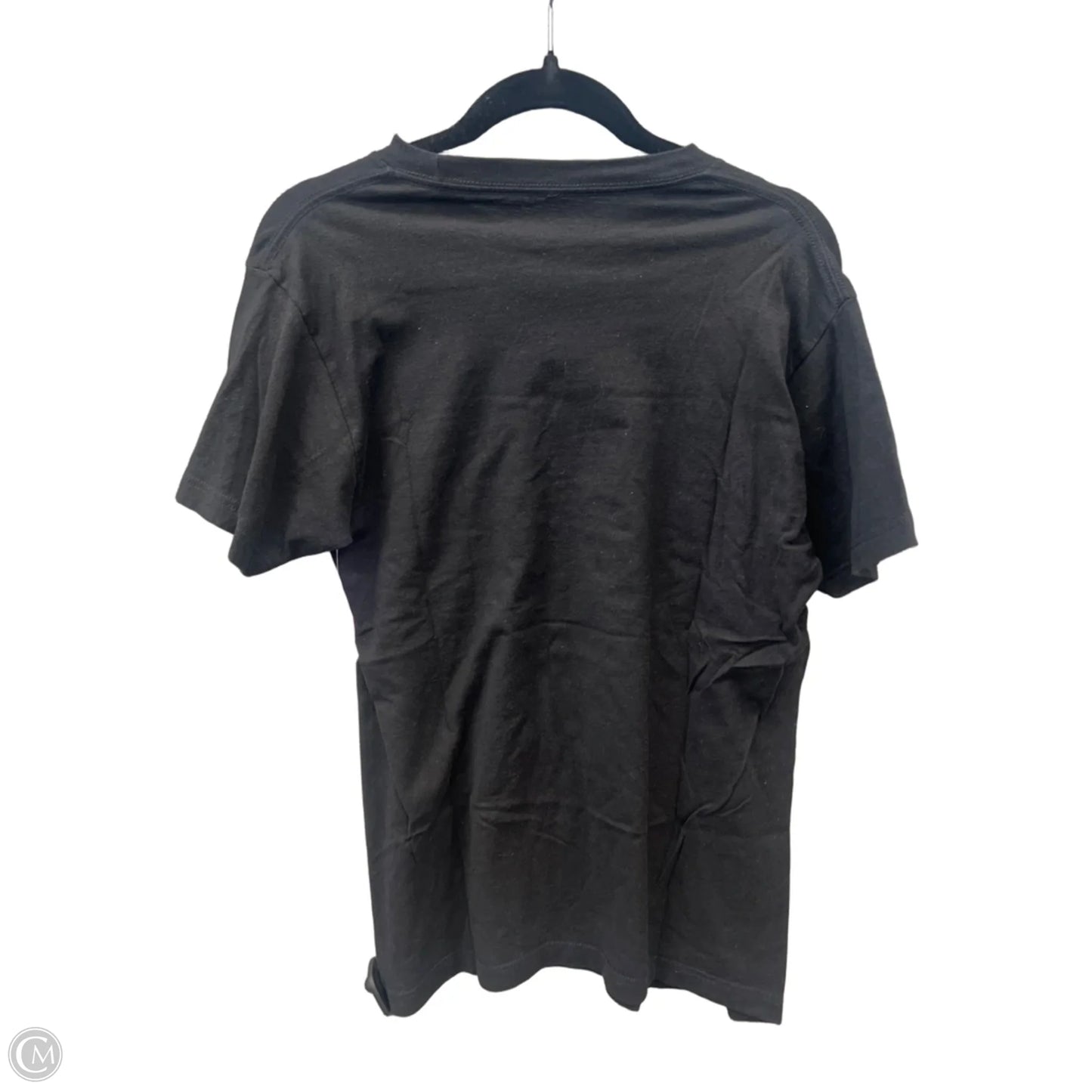Top Short Sleeve By Clothes Mentor In Black, Size: M