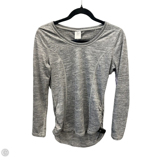 Athletic Top Long Sleeve Crewneck By Athletic Works In Grey, Size: Xs