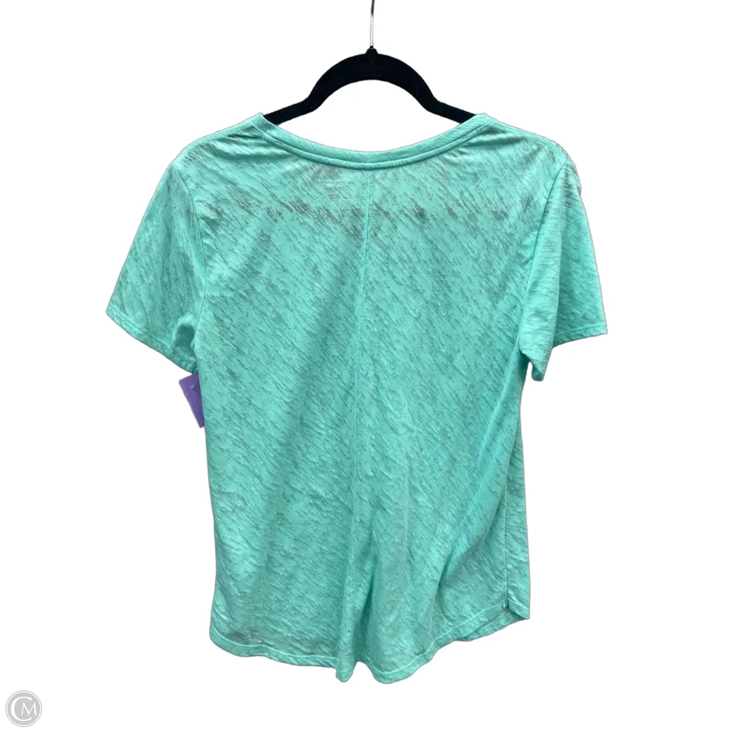 Athletic Top Short Sleeve By Tek Gear In Green, Size: S