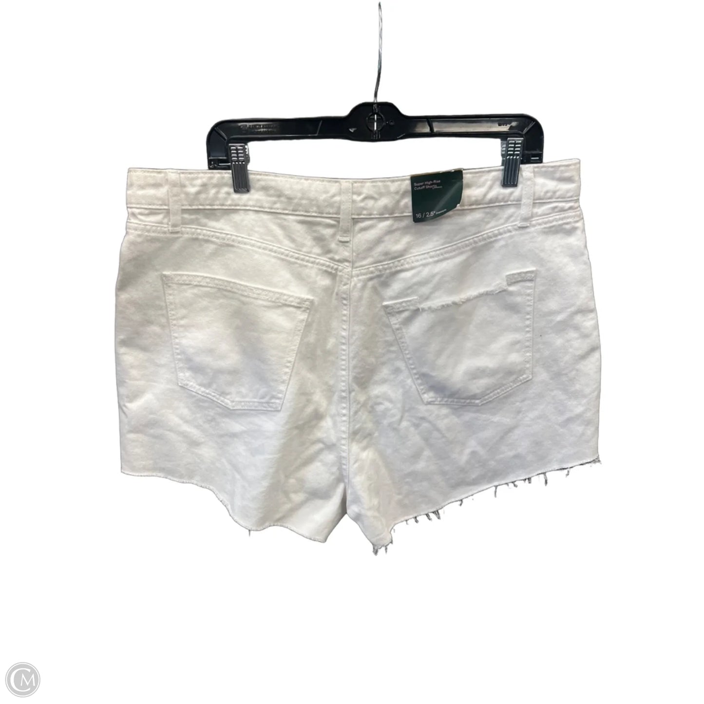 Shorts By Wild Fable In White Denim, Size: 16