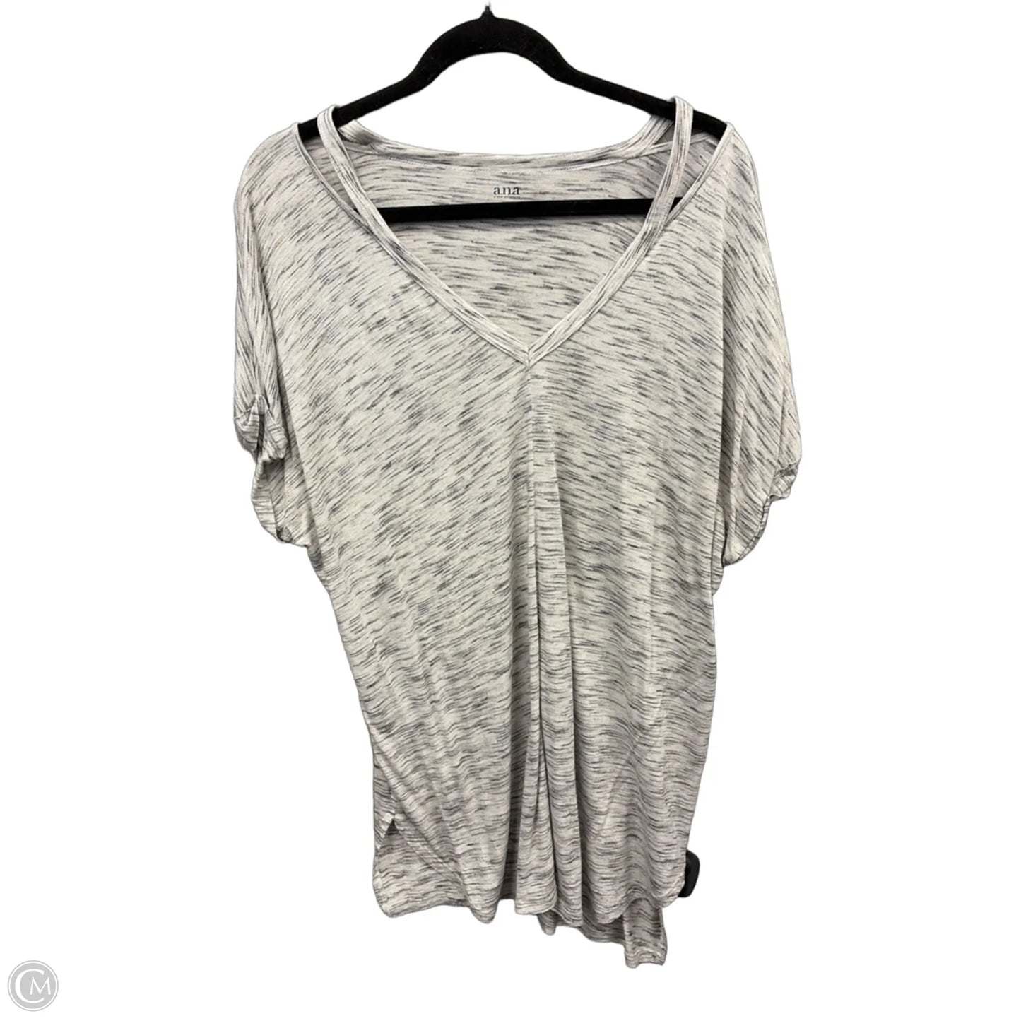 Tunic Short Sleeve By Ana In White, Size: Xl