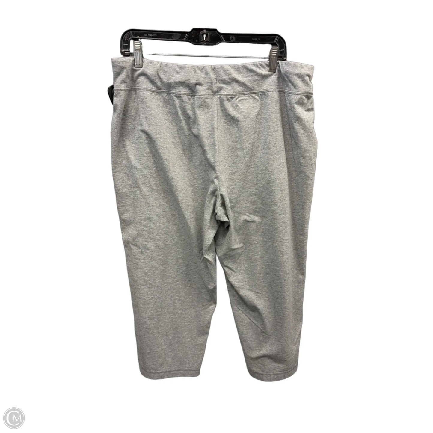 Athletic Capris By Athletic Works In Grey, Size: Xl