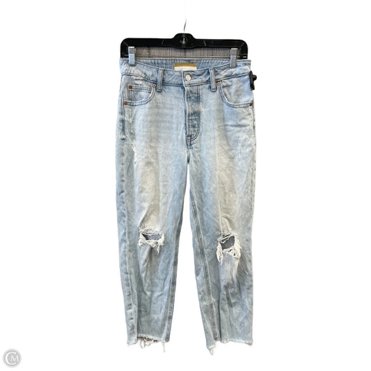Jeans Straight By Clothes Mentor In Blue Denim, Size: 4