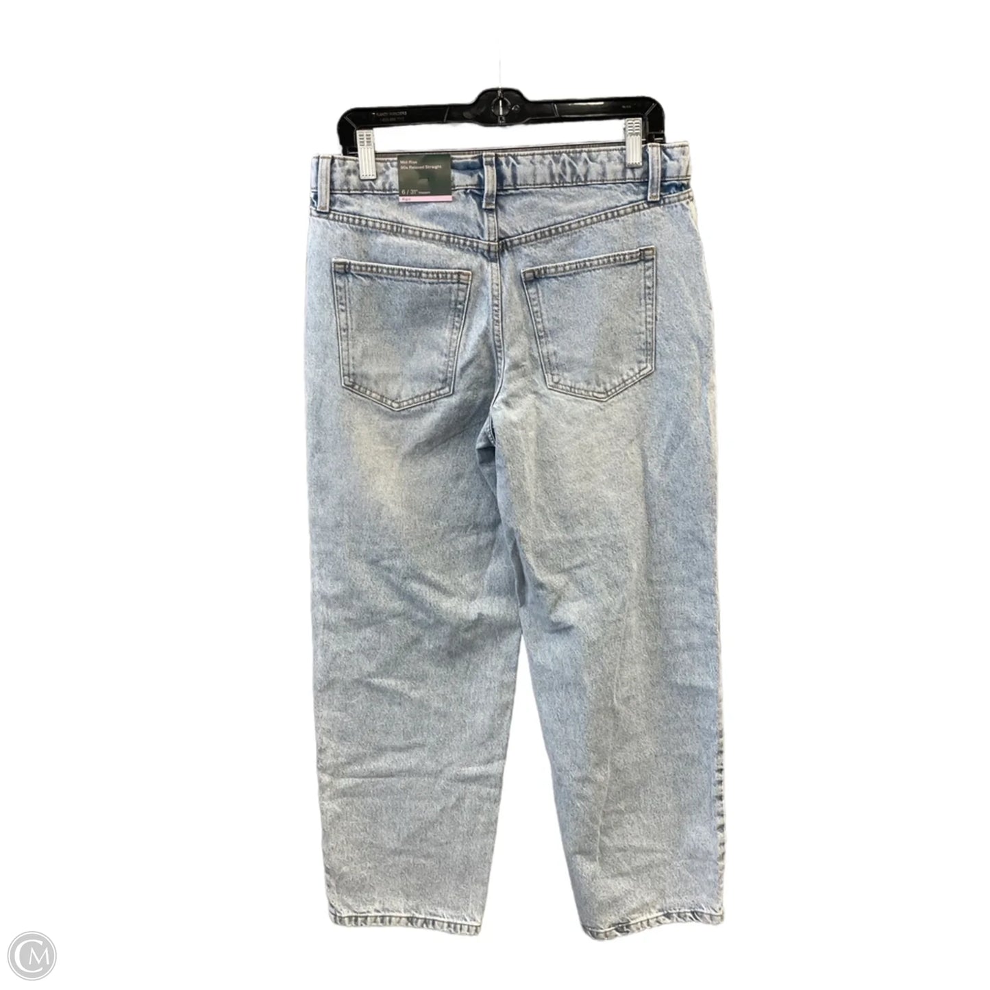 Jeans Straight By Wild Fable In Blue Denim, Size: 6