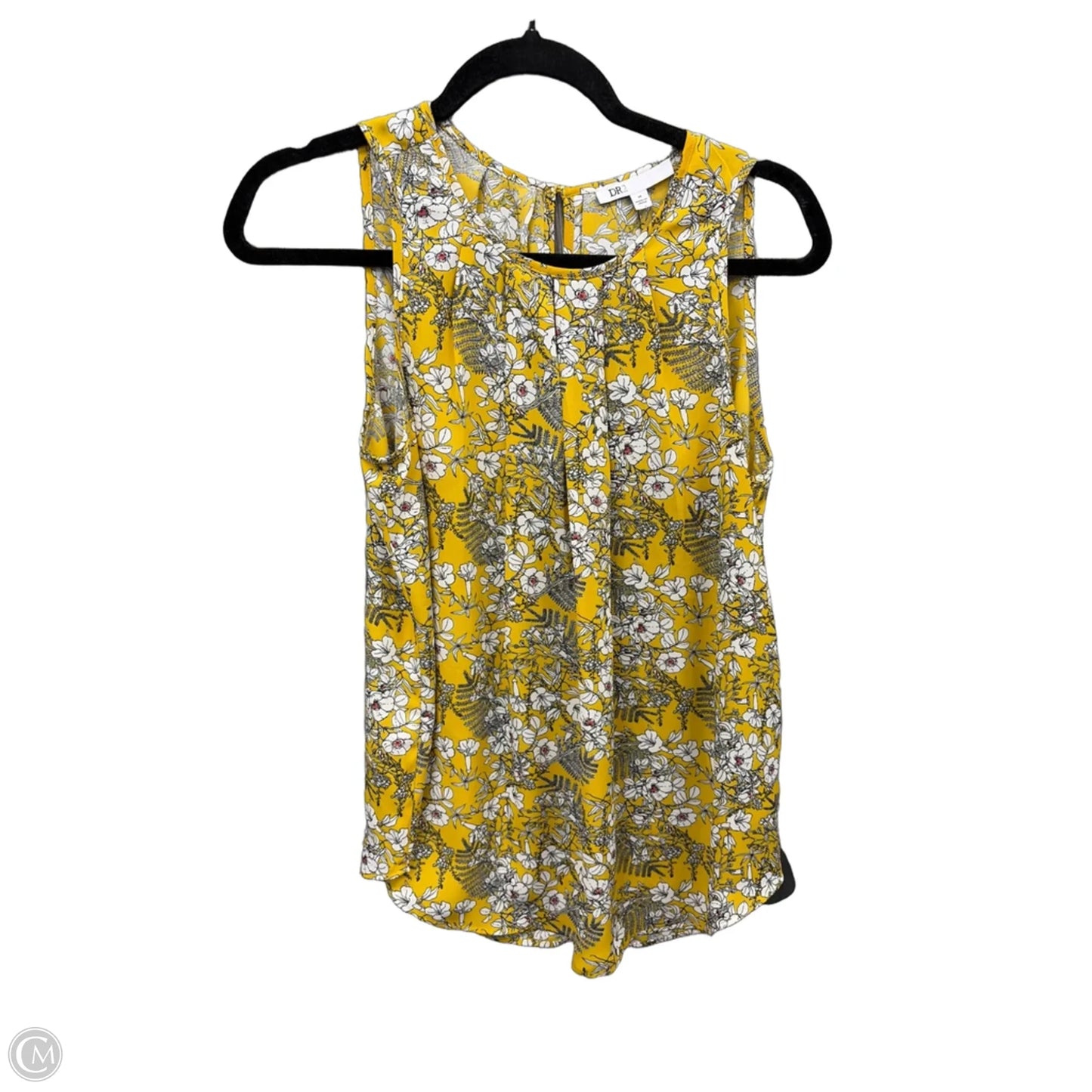 Top Sleeveless By Dr2 In Yellow, Size: M