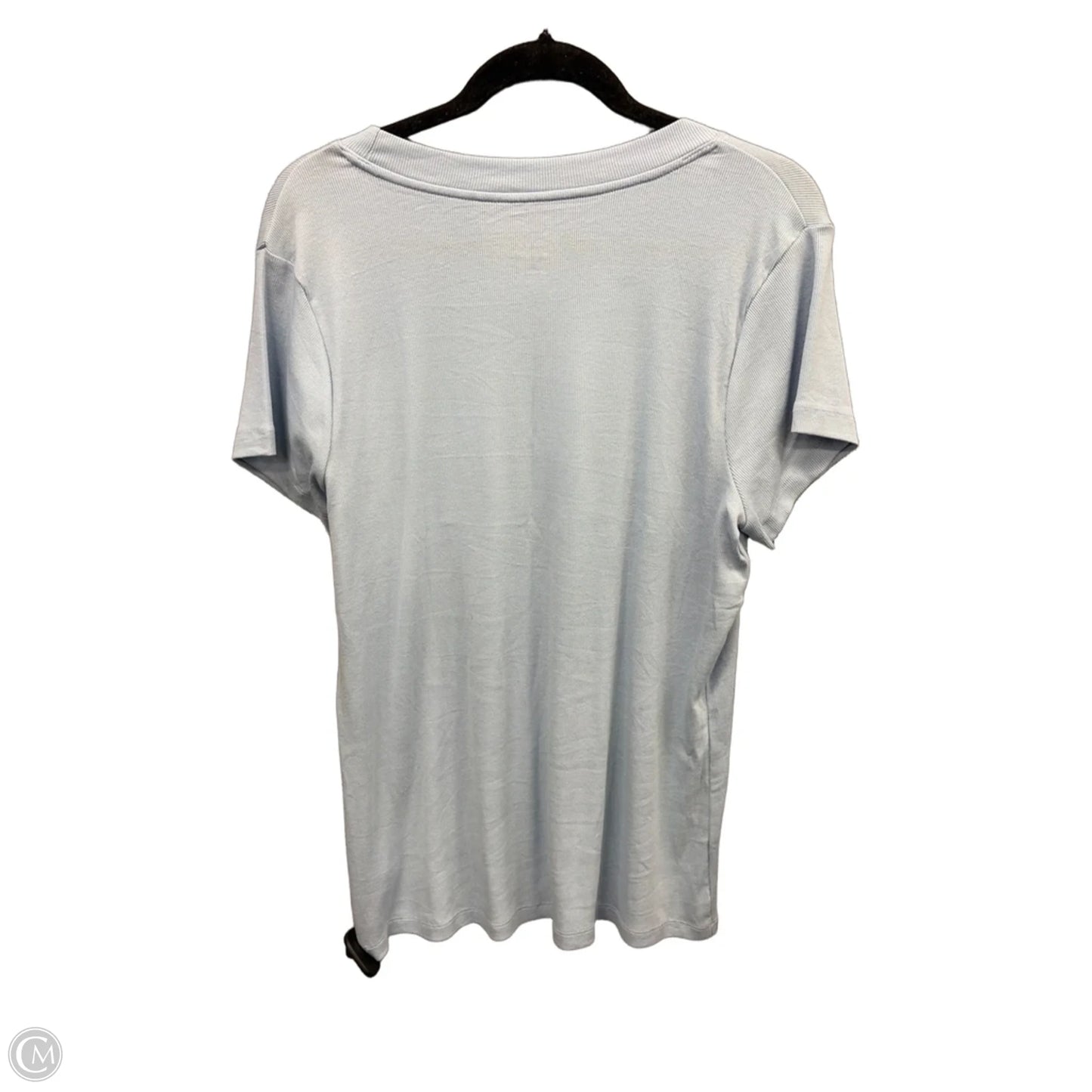 Top Short Sleeve Basic By A New Day In Blue, Size: Xxl
