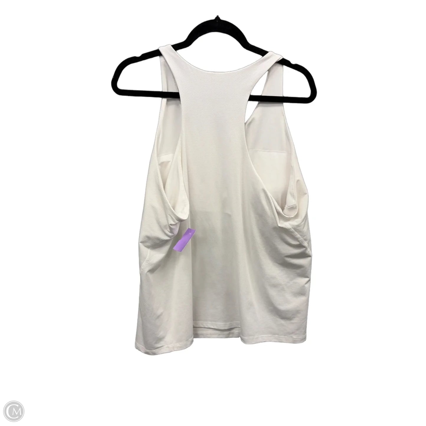 Athletic Tank Top By Mta Sport In White, Size: 2x