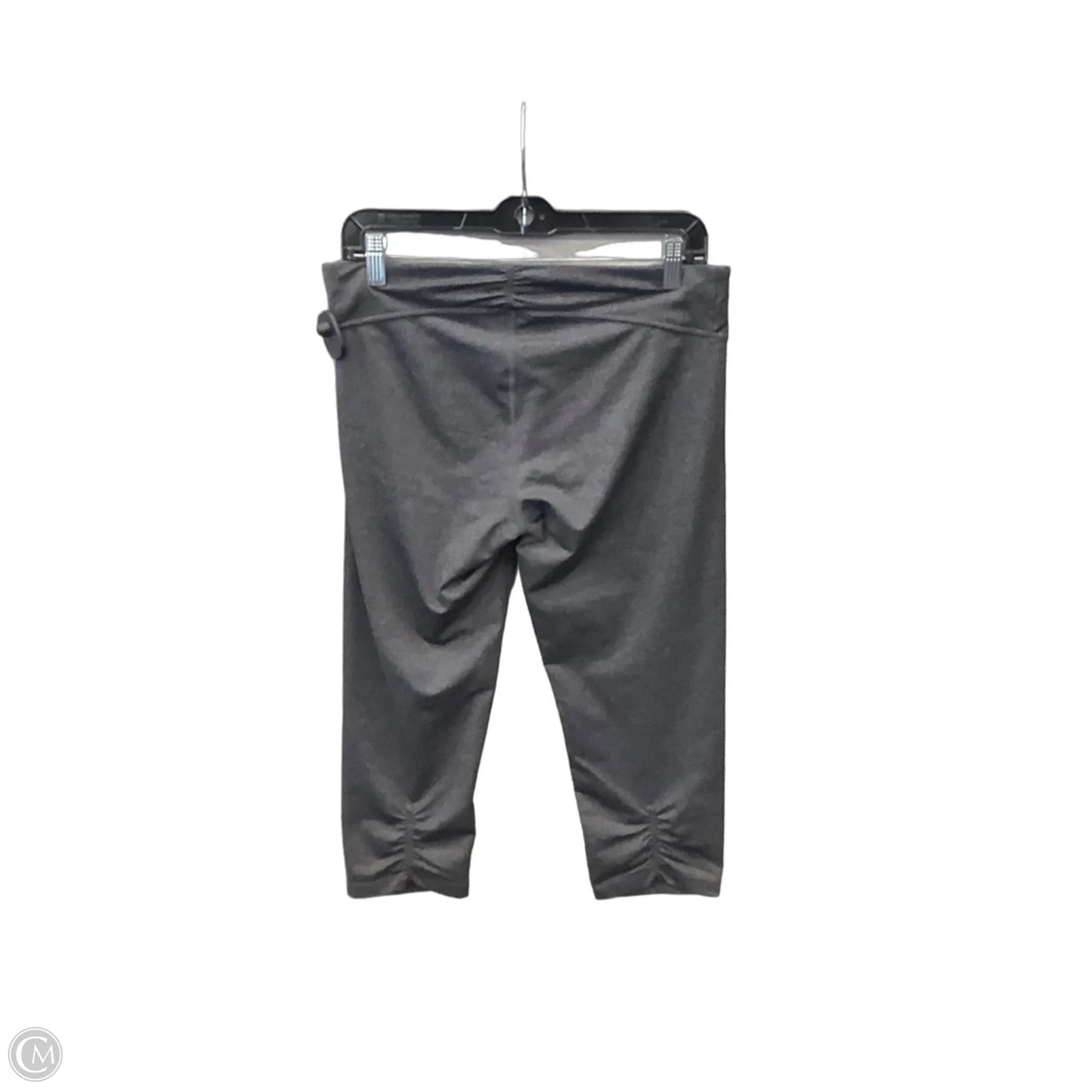 Athletic Leggings Capris By Calvin Klein In Grey, Size: L