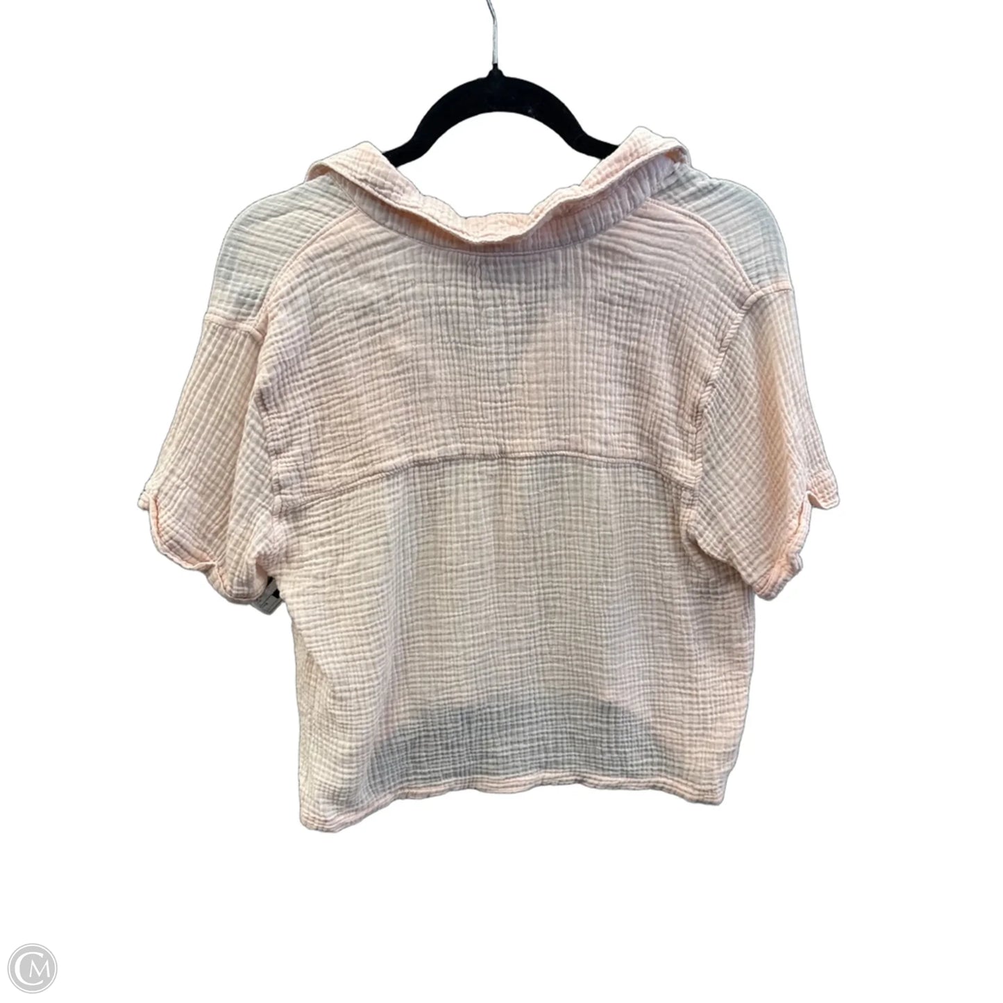 Top Short Sleeve By Vanilla Star In Pink, Size: M