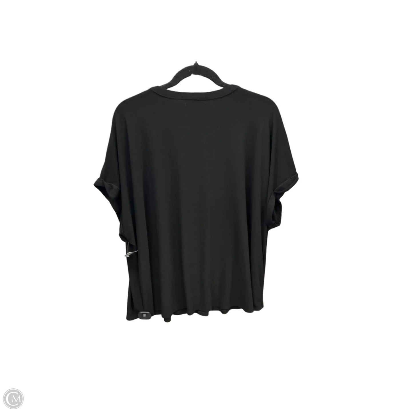 Top Short Sleeve By 89th And Madison In Black, Size: 3x