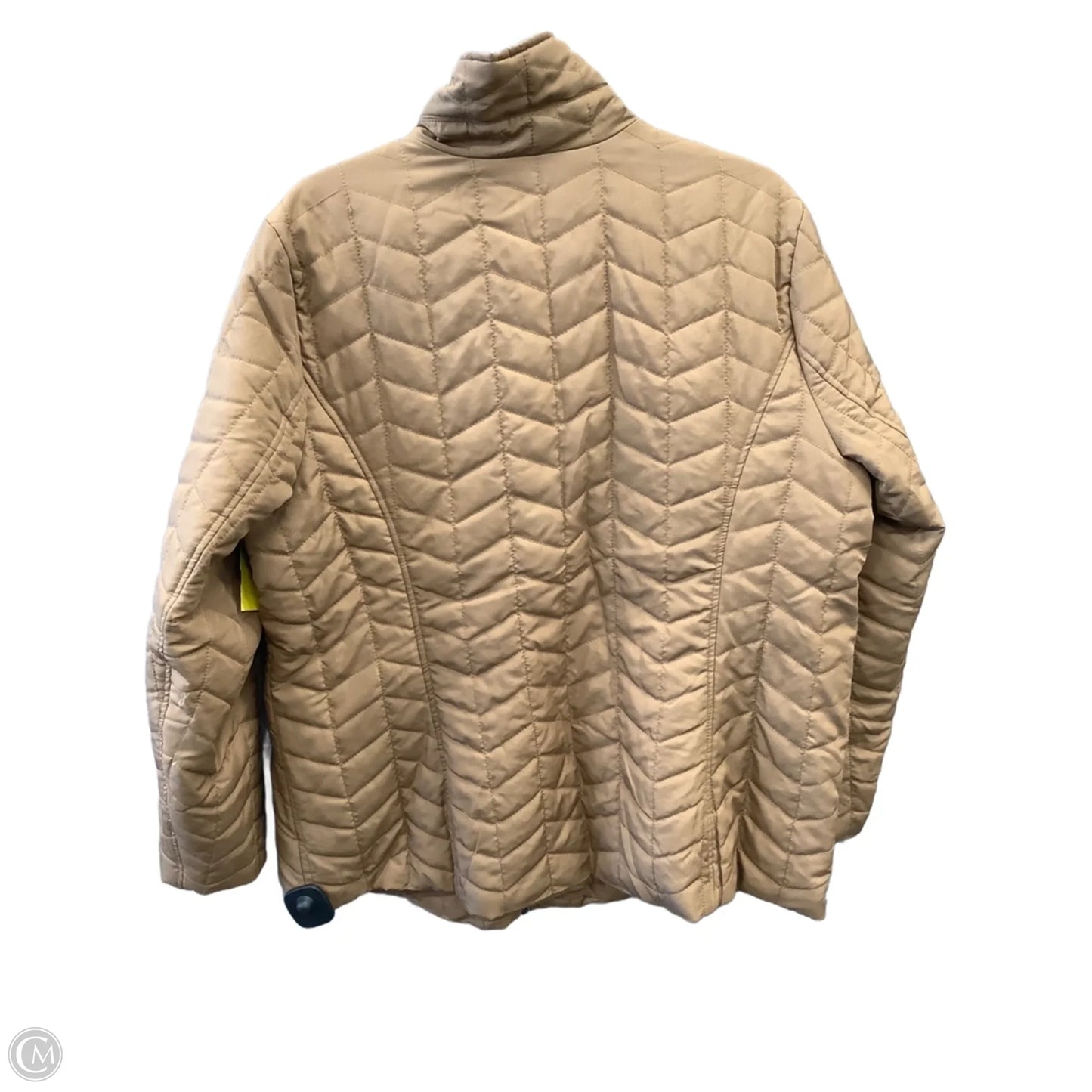 Jacket Puffer & Quilted By Cj Banks In Brown, Size: 1x