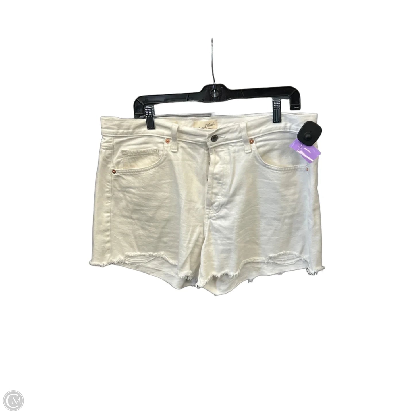 Shorts By Universal Thread In White Denim, Size: 12