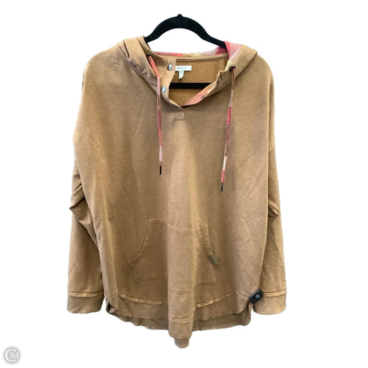 Sweatshirt Hoodie By Maurices In Brown, Size: Xxl