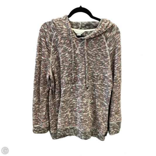 Sweatshirt Hoodie By Christopher And Banks In Red, Size: Xl