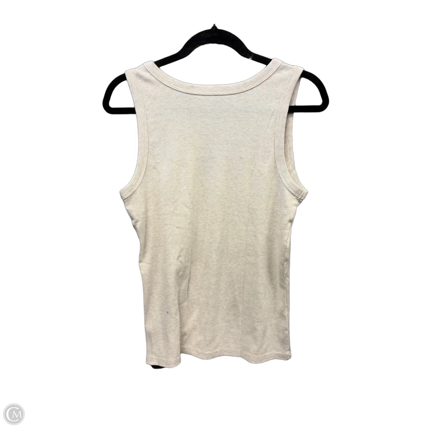 Top Sleeveless Basic By Sonoma In Cream, Size: Xl