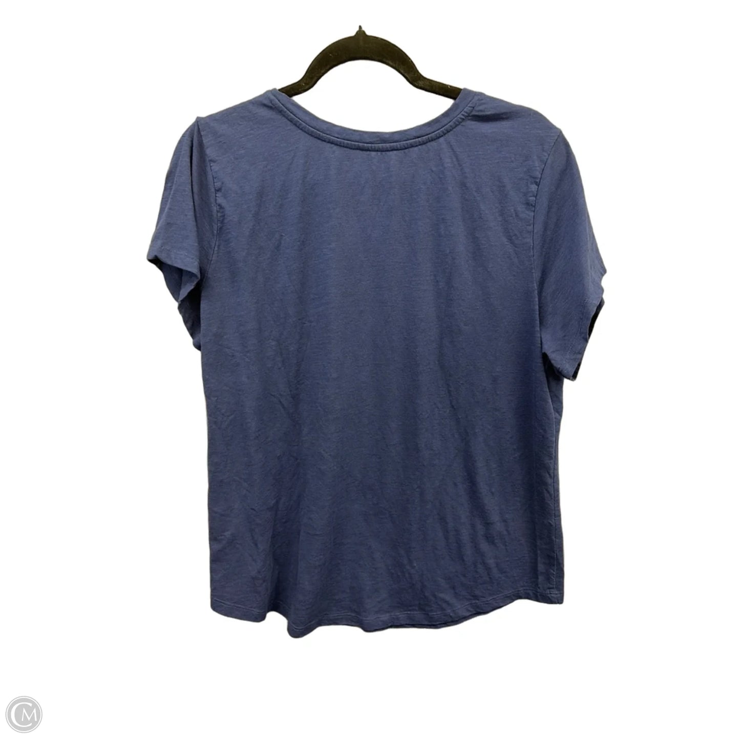 Top Short Sleeve Basic By Sonoma In Blue, Size: 1x