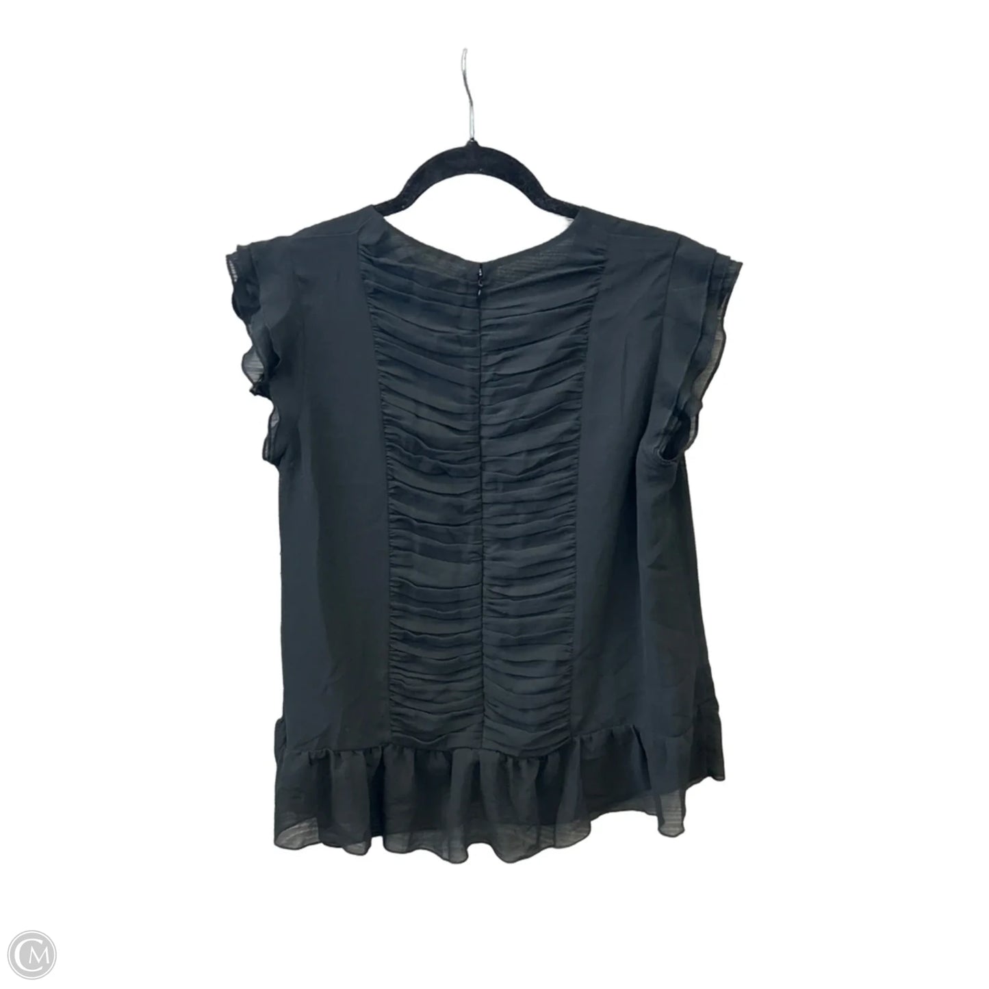 Blouse Sleeveless By Who What Wear In Black, Size: L