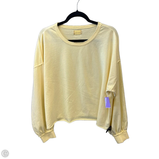 Top Long Sleeve Basic By Altard State In Yellow, Size: L