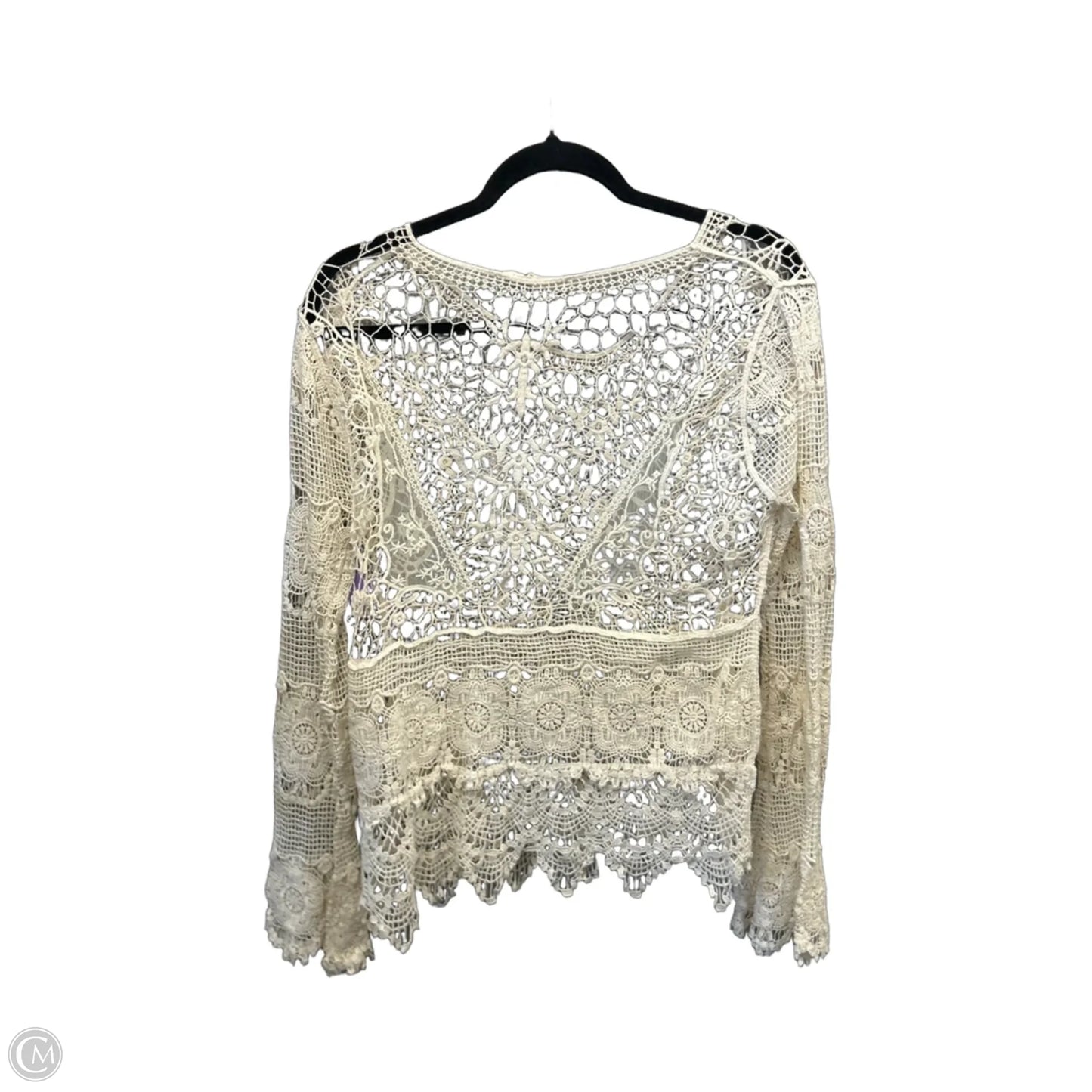 Swimwear Cover-up By Lovestitch In White, Size: L