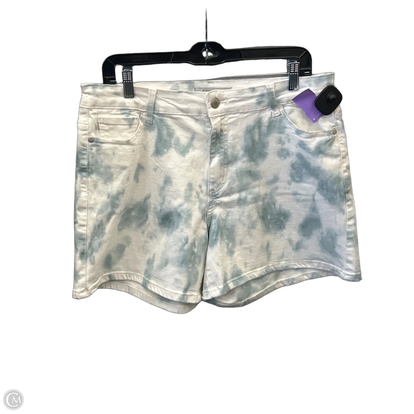 Shorts By Judy Blue In Tie Dye Print, Size: 16