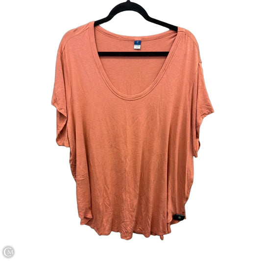 Tunic Short Sleeve By Old Navy In Orange, Size: Xxl