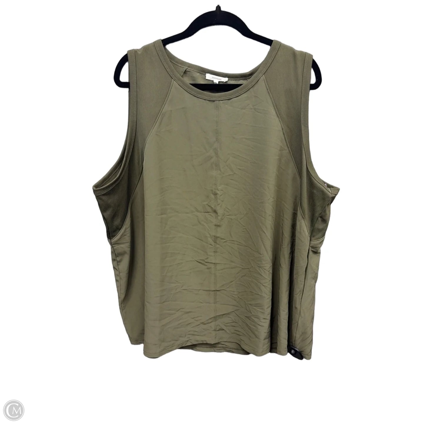 Top Sleeveless By Maurices In Green, Size: 3x