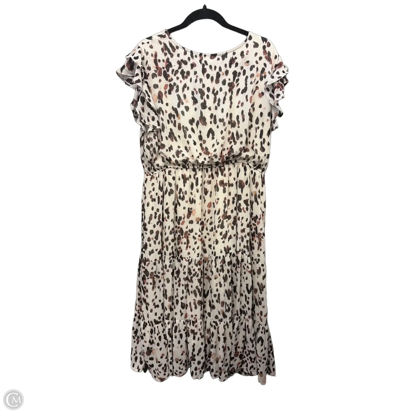 Dress Casual Midi By Hayden La In Animal Print, Size: 1x