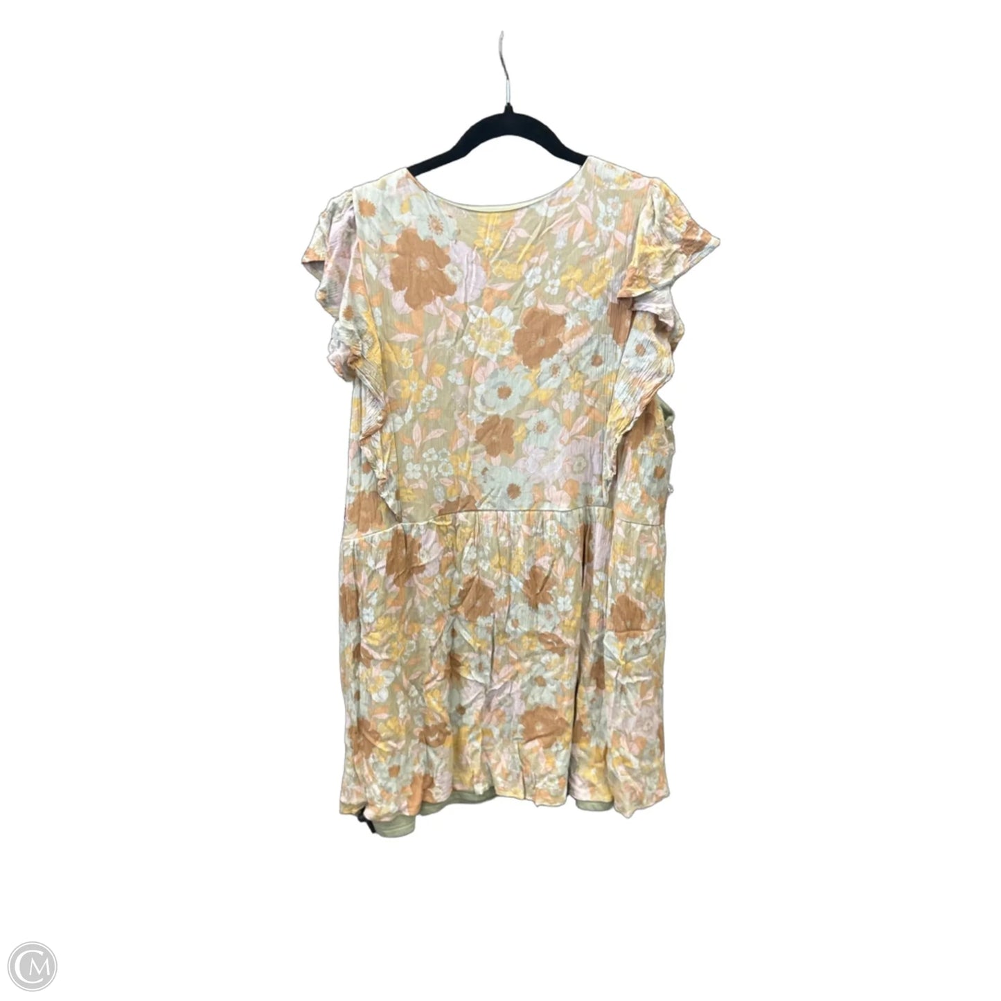 Dress Casual Short By Emily Wonder In Green, Size: 2x