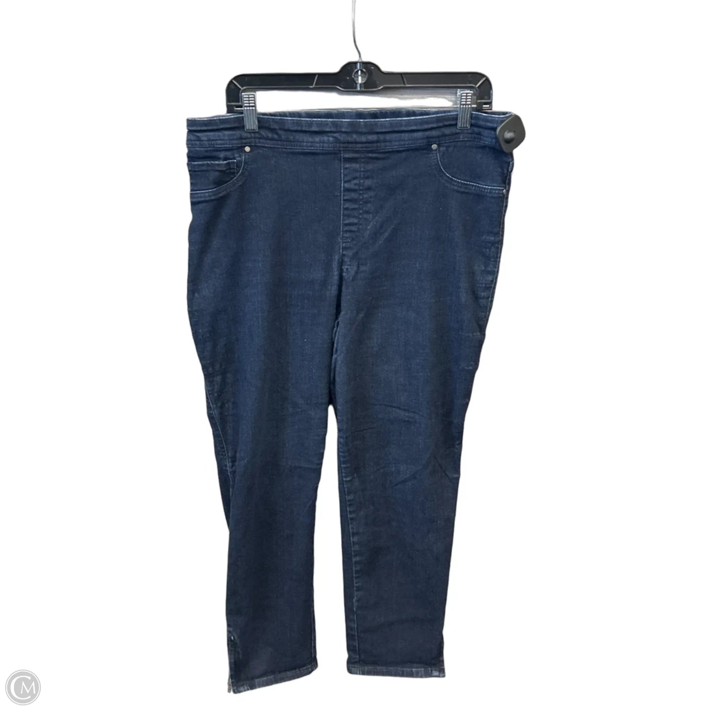 Jeans Jeggings By Chicos In Blue Denim, Size: 2