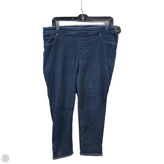 Jeans Jeggings By Chicos In Blue Denim, Size: 2