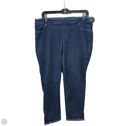Jeans Jeggings By Chicos In Blue Denim, Size: 2