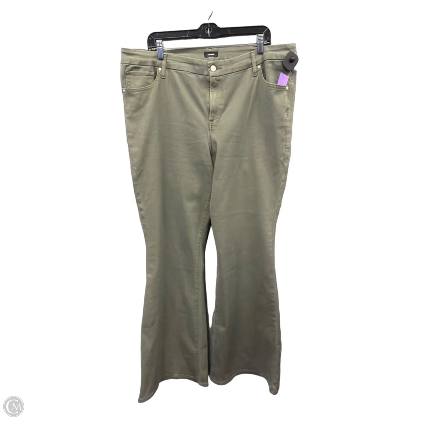 Pants Wide Leg By Express In Green, Size: 18