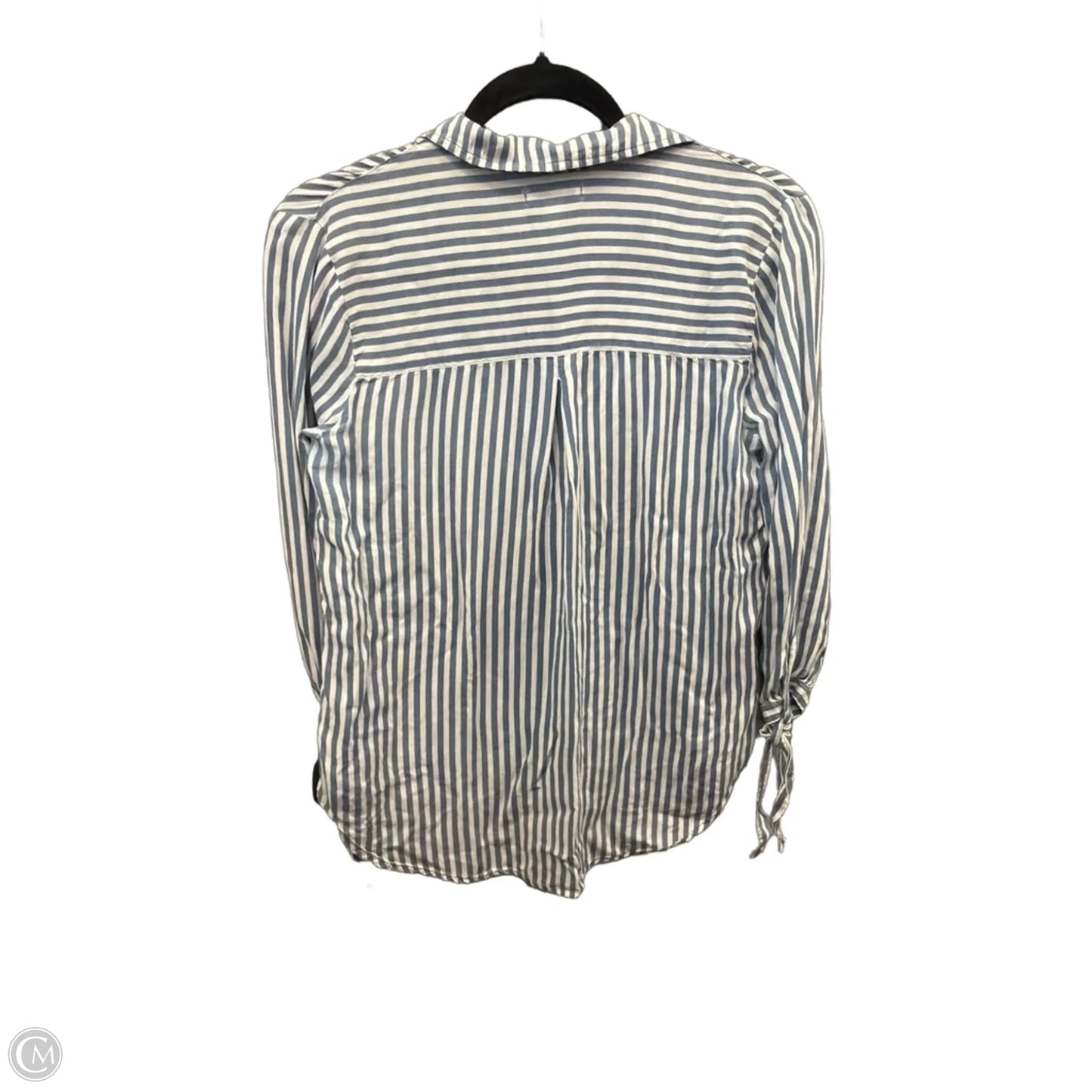 Tunic Long Sleeve By Clothes Mentor In Striped Pattern, Size: Xs