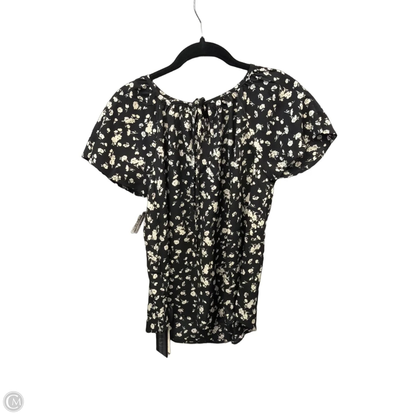 Top Short Sleeve By Clothes Mentor In Black, Size: M