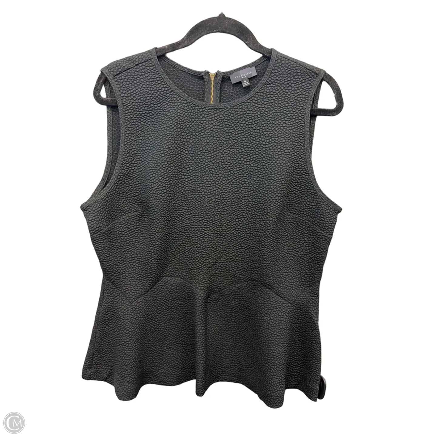 Top Sleeveless By Limited In Black, Size: Xl