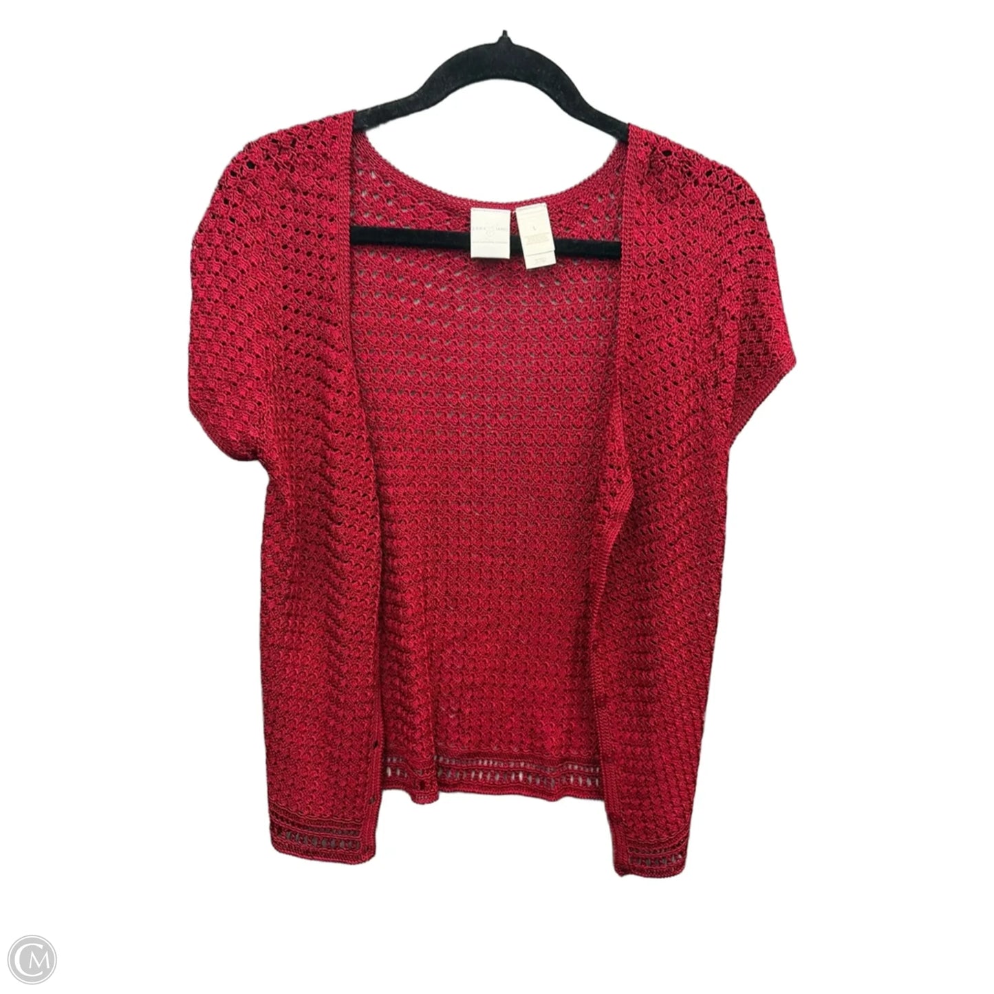 Cardigan By Emma James In Red, Size: L